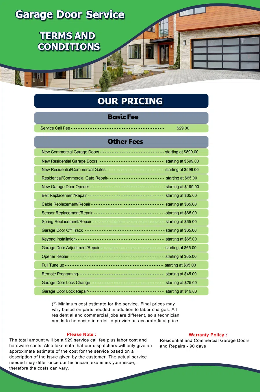 Neighborhood Garage Door Montclair, CA 909-491-2481